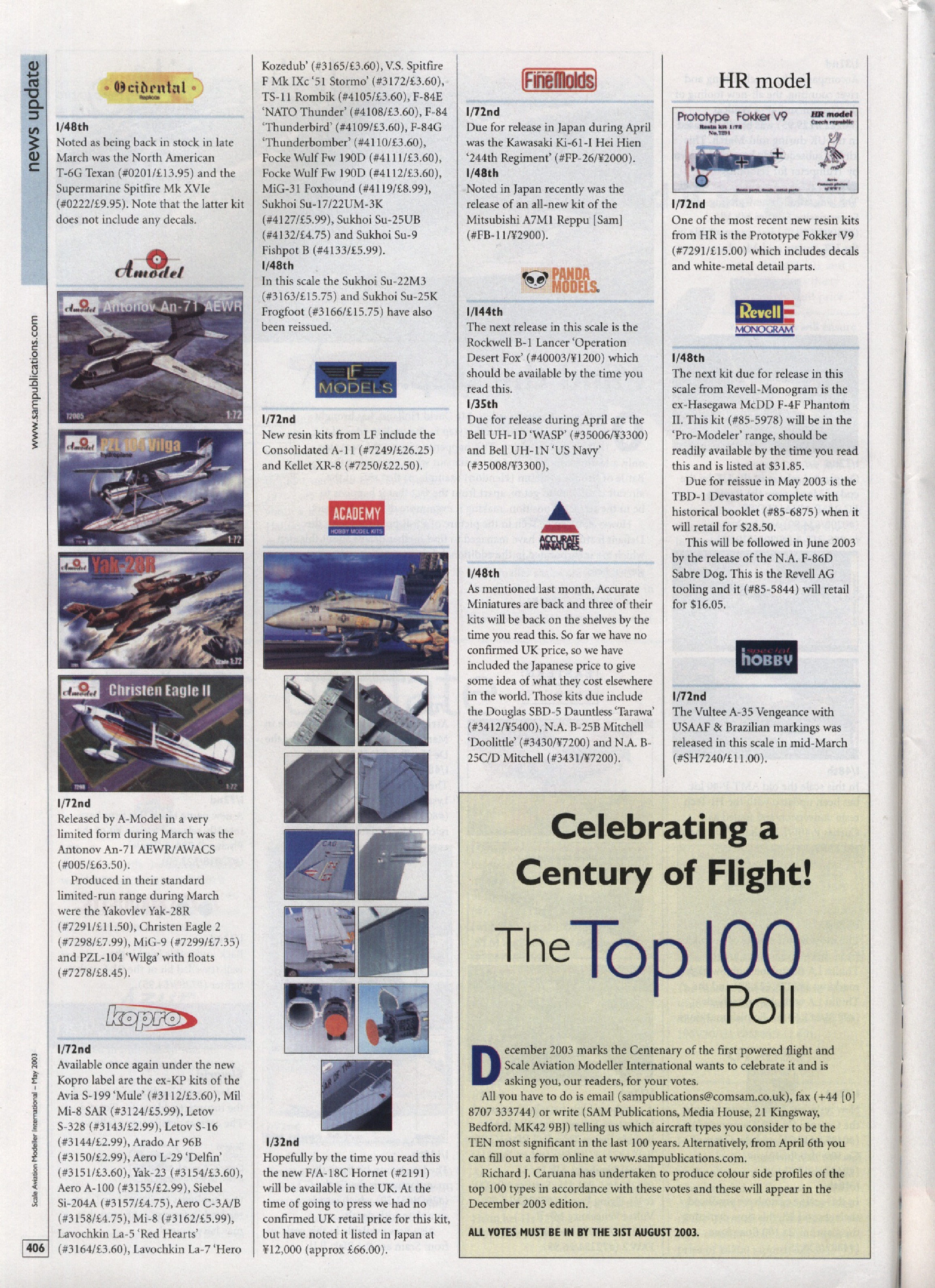 Scale Aviation Modeller International 2003-05